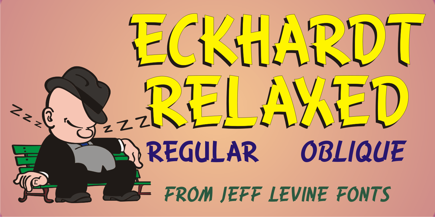 Eckhardt Relaxed Font Family