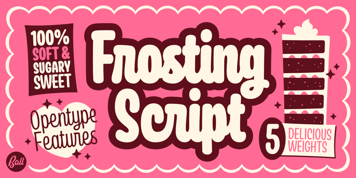 Frosting Script Font Poster