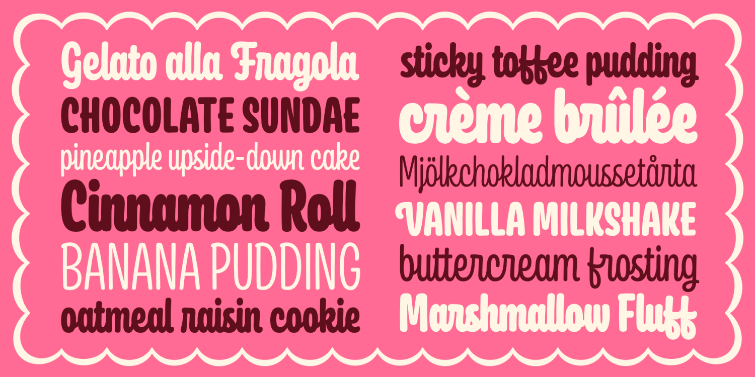Frosting Script Font Poster #3