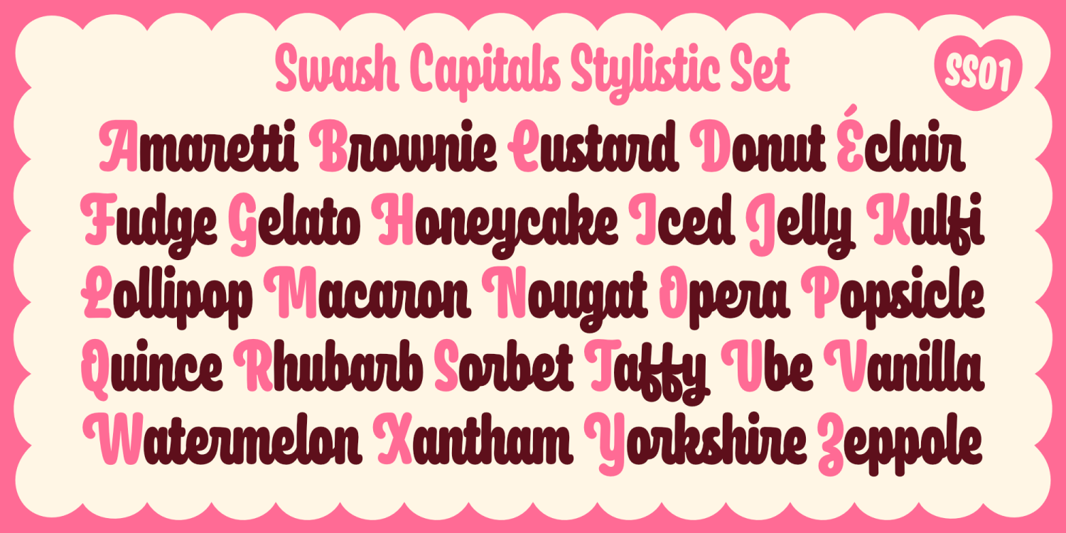 Frosting Script Font Poster #4