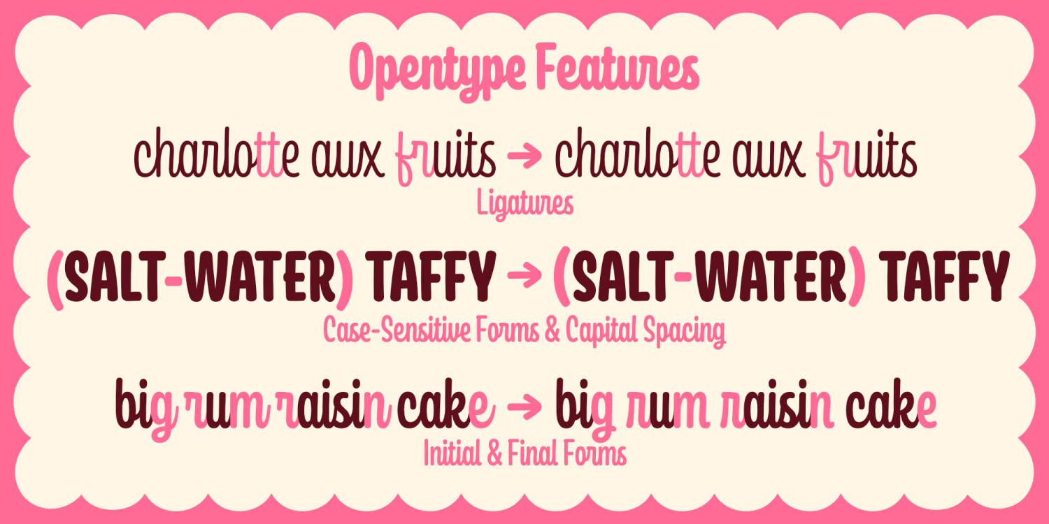 Frosting Script Font Poster #6