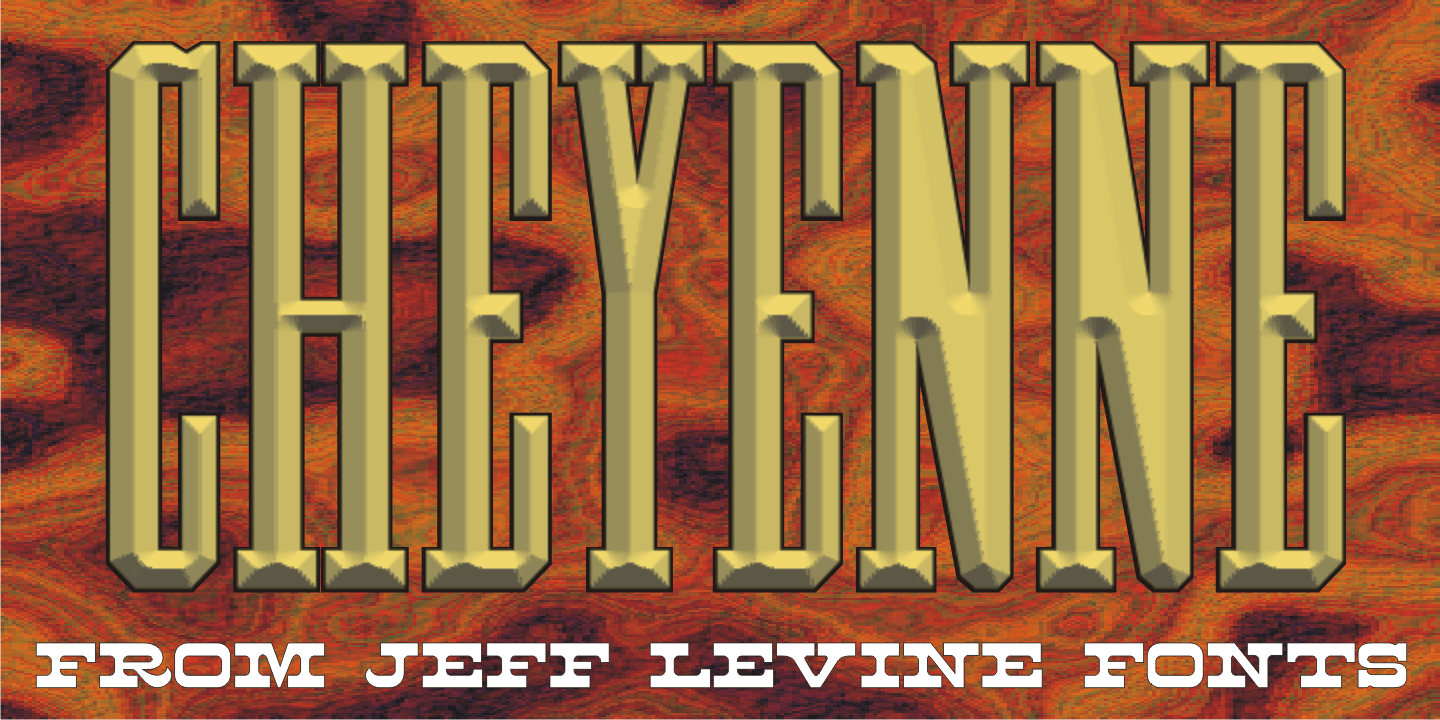 Cheyenne Font Family Poster