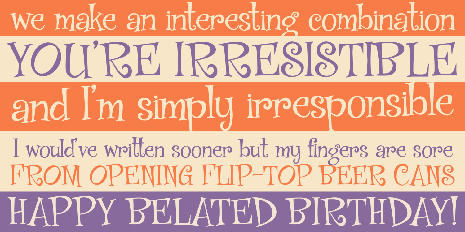 Barquesville Font Poster #1