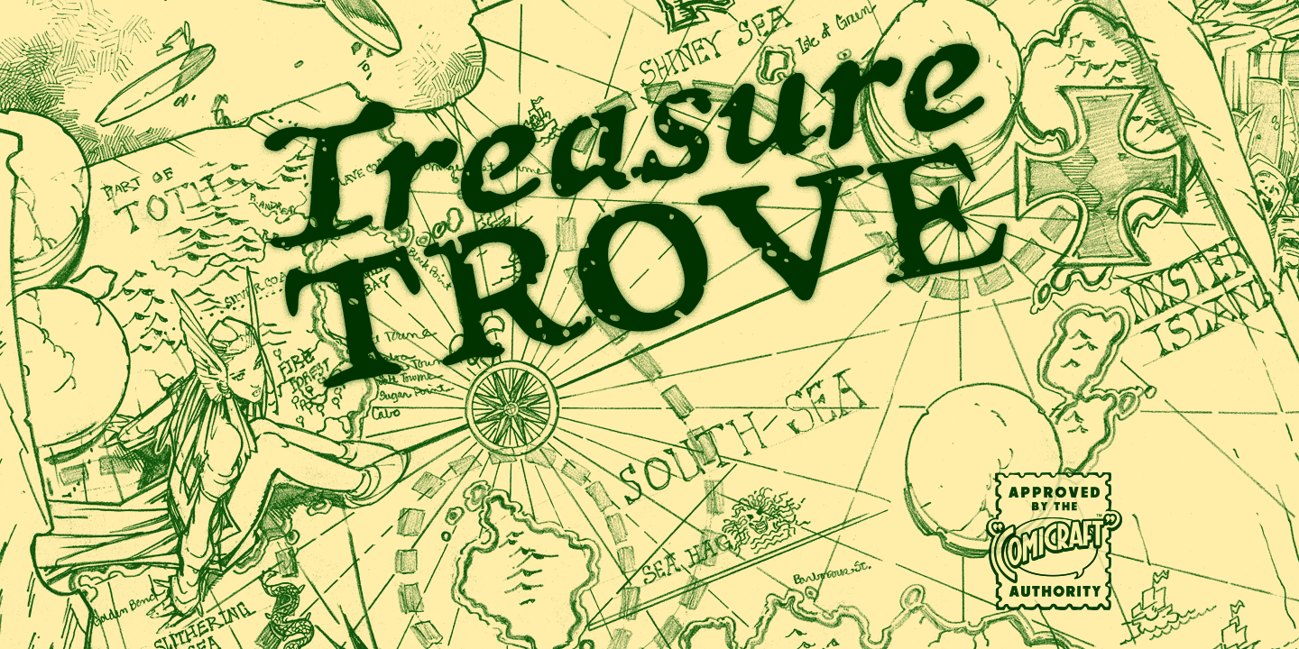 Treasure Trove Font Poster #1