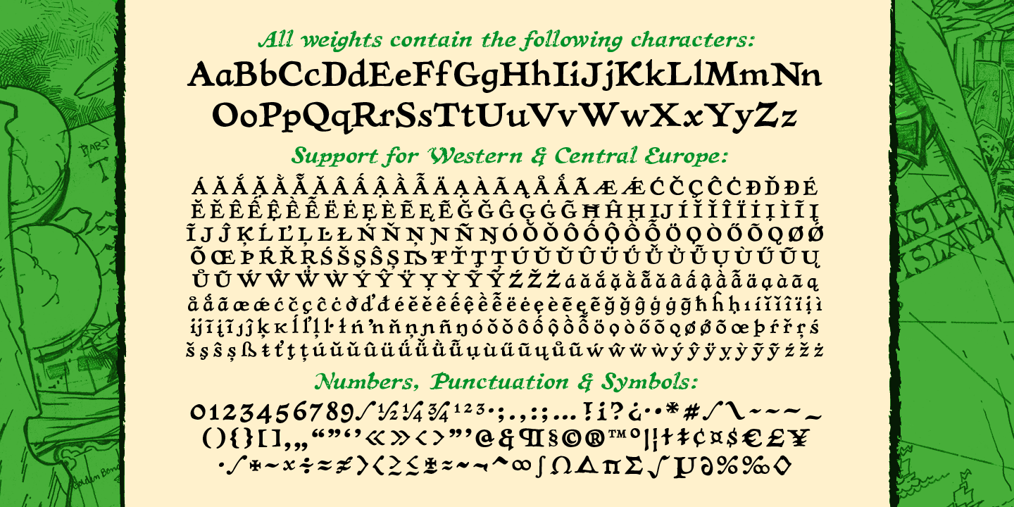 Treasure Trove Font Poster #1