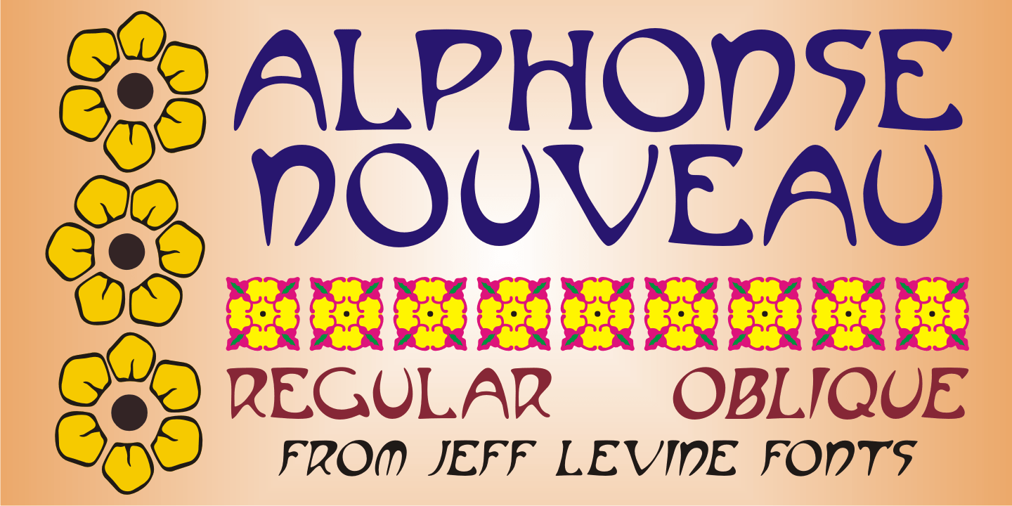Alphonse Nouveau Font Family