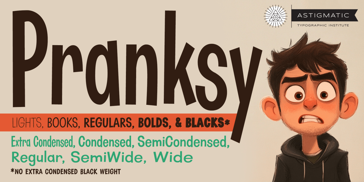 Pranksy AOE Font Poster #1