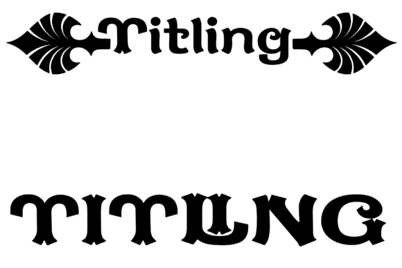 Caractere Doublet Font Poster #1