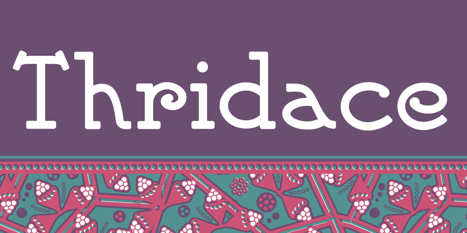 Thridace Font Poster #1