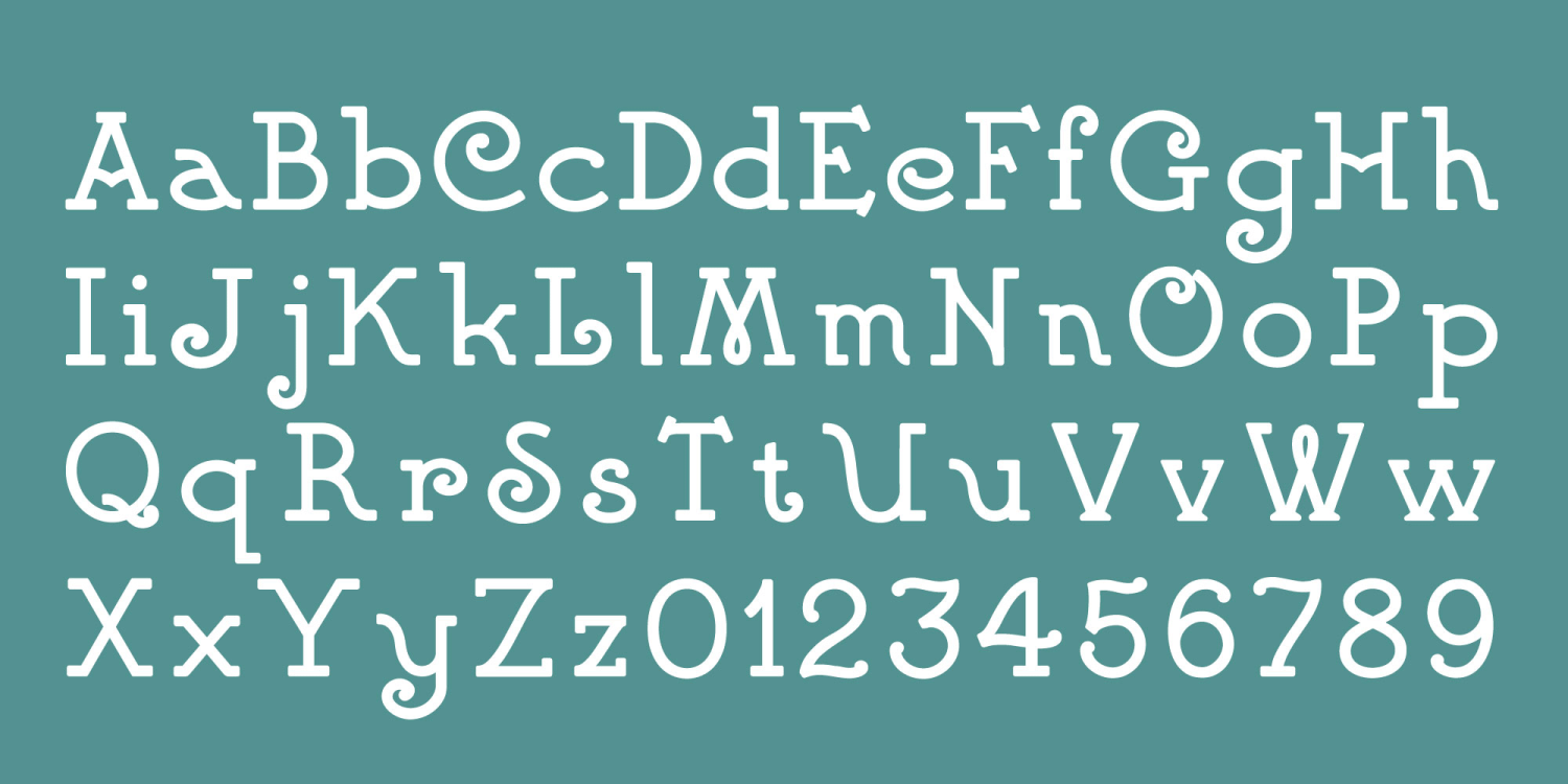 Thridace Font Poster #1