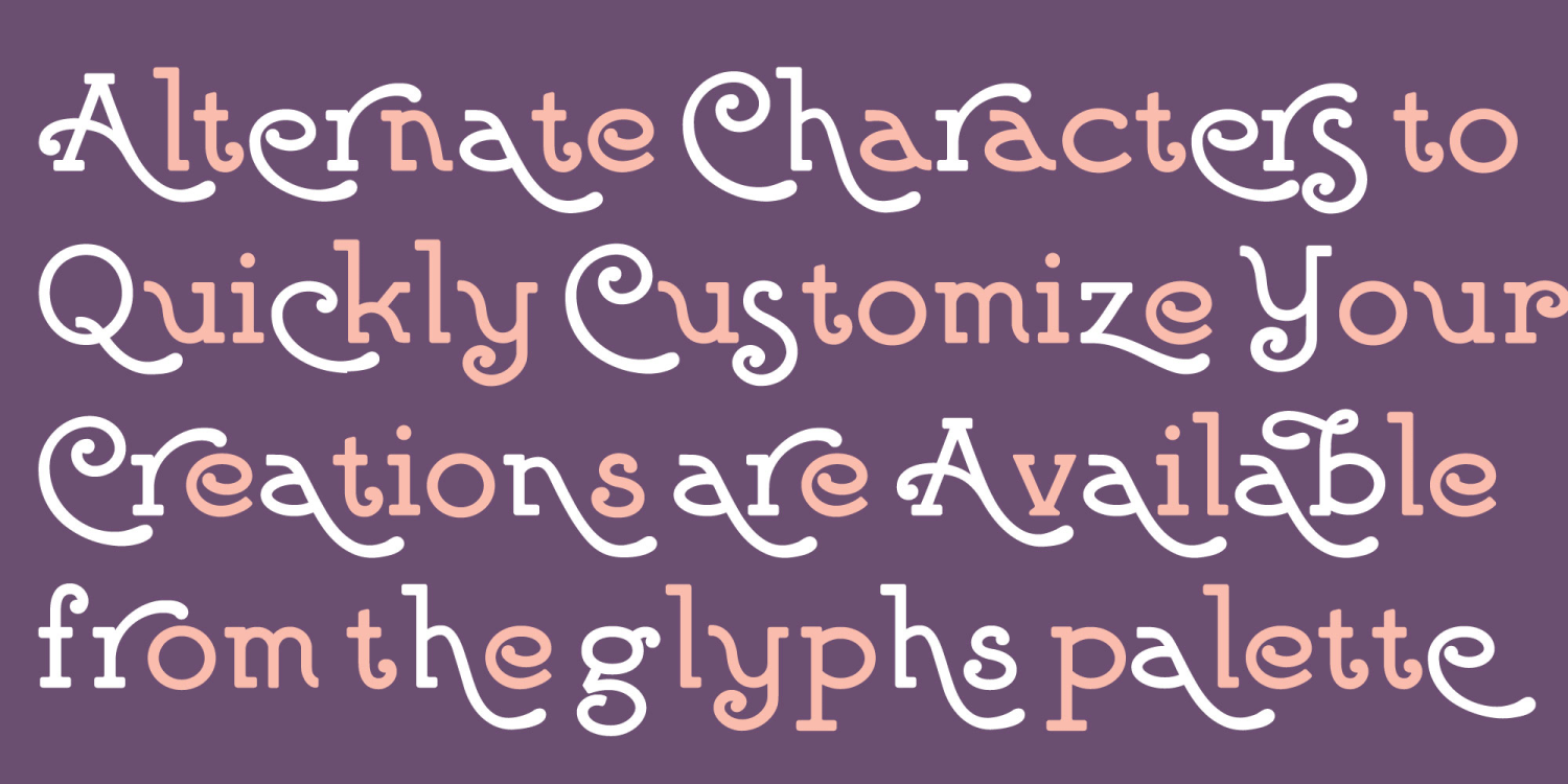 Thridace Font Poster #1