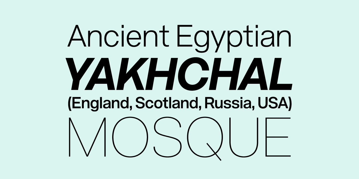 Acronym Essential Font Poster #1