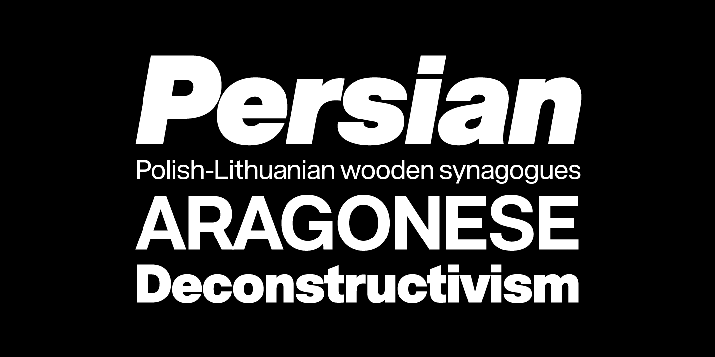 Acronym Essential Font Poster #1