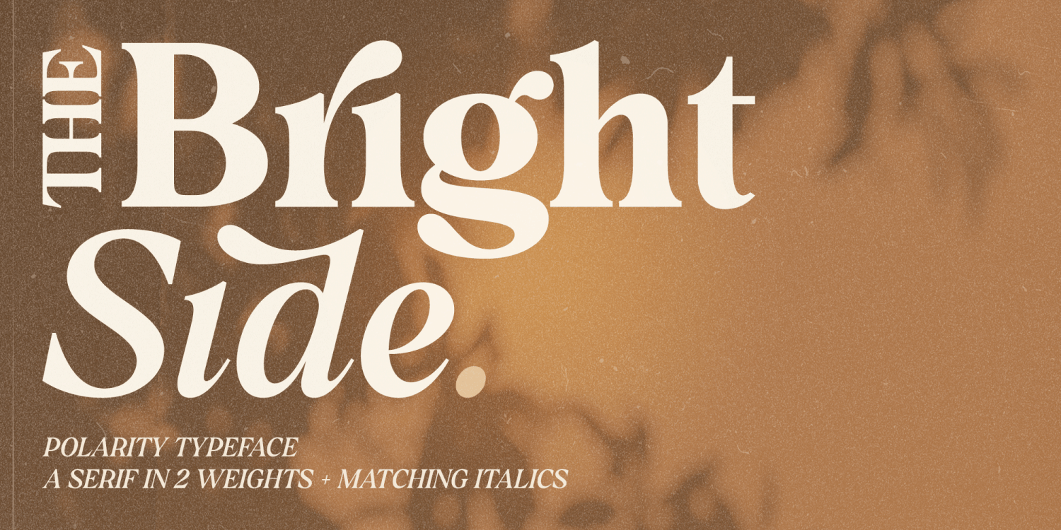 Polarity Font Poster #1