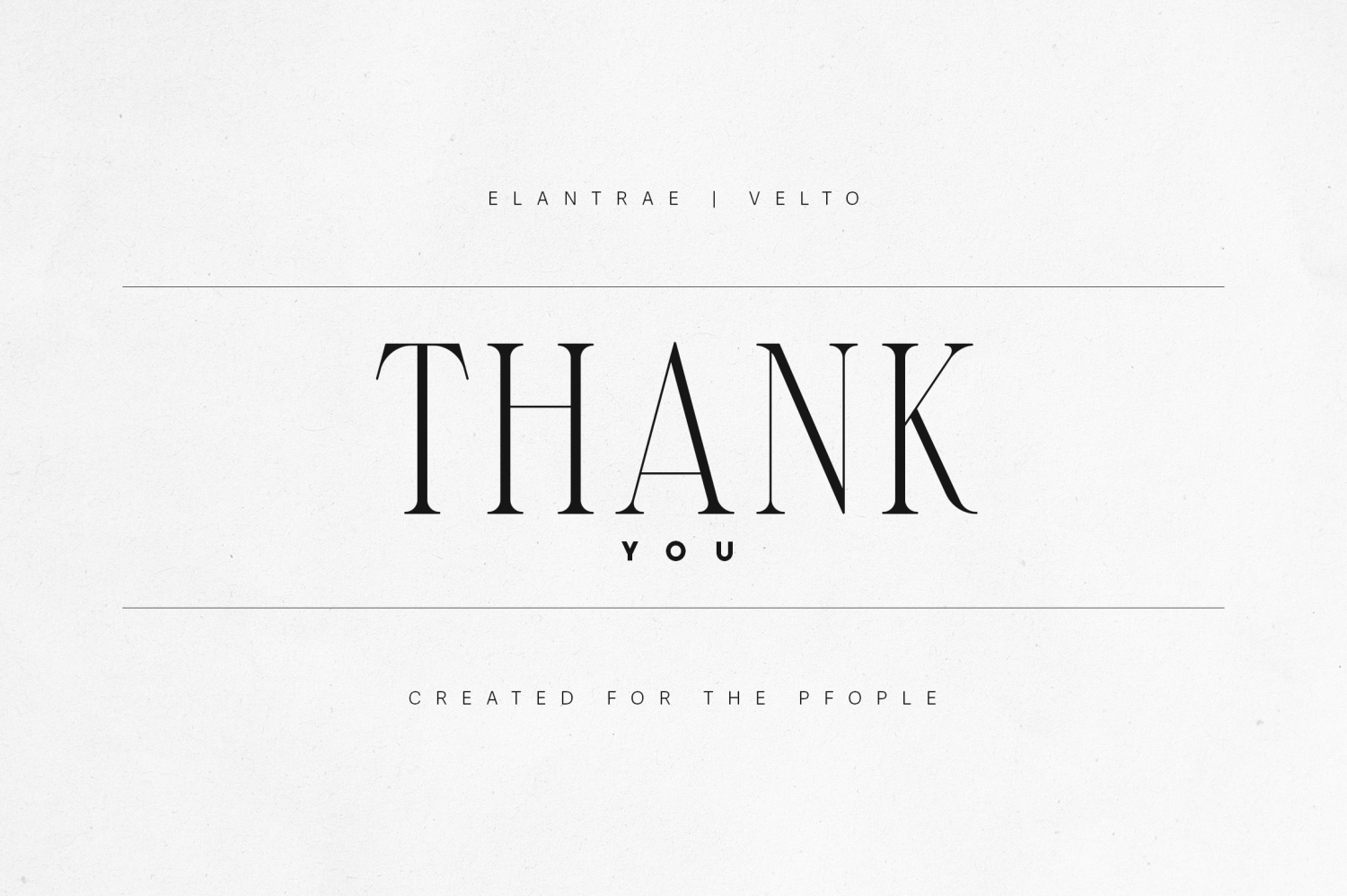 Elantrae & Velto Font Poster #1