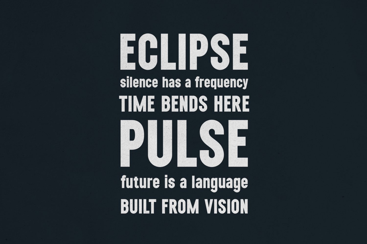 Nexline Font Poster #1
