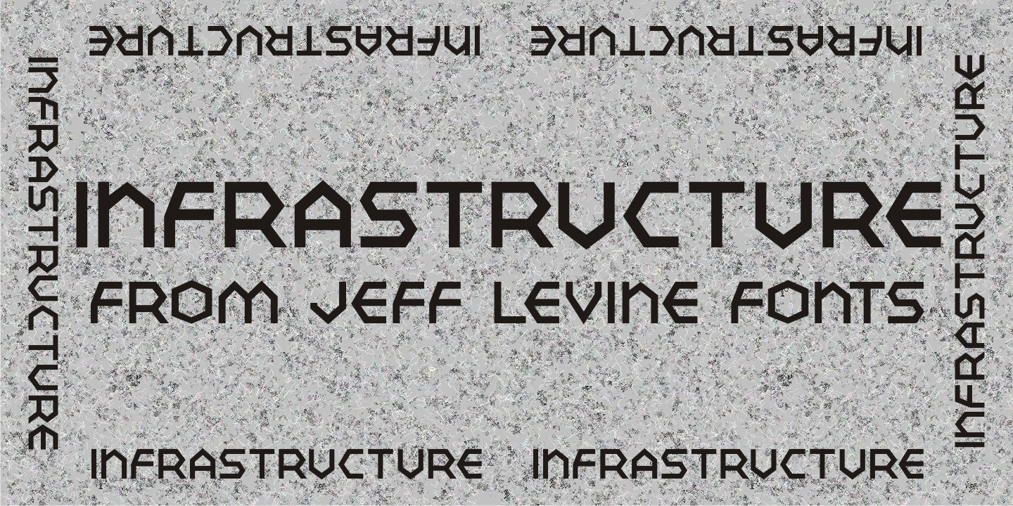 Infrastructure Font Family