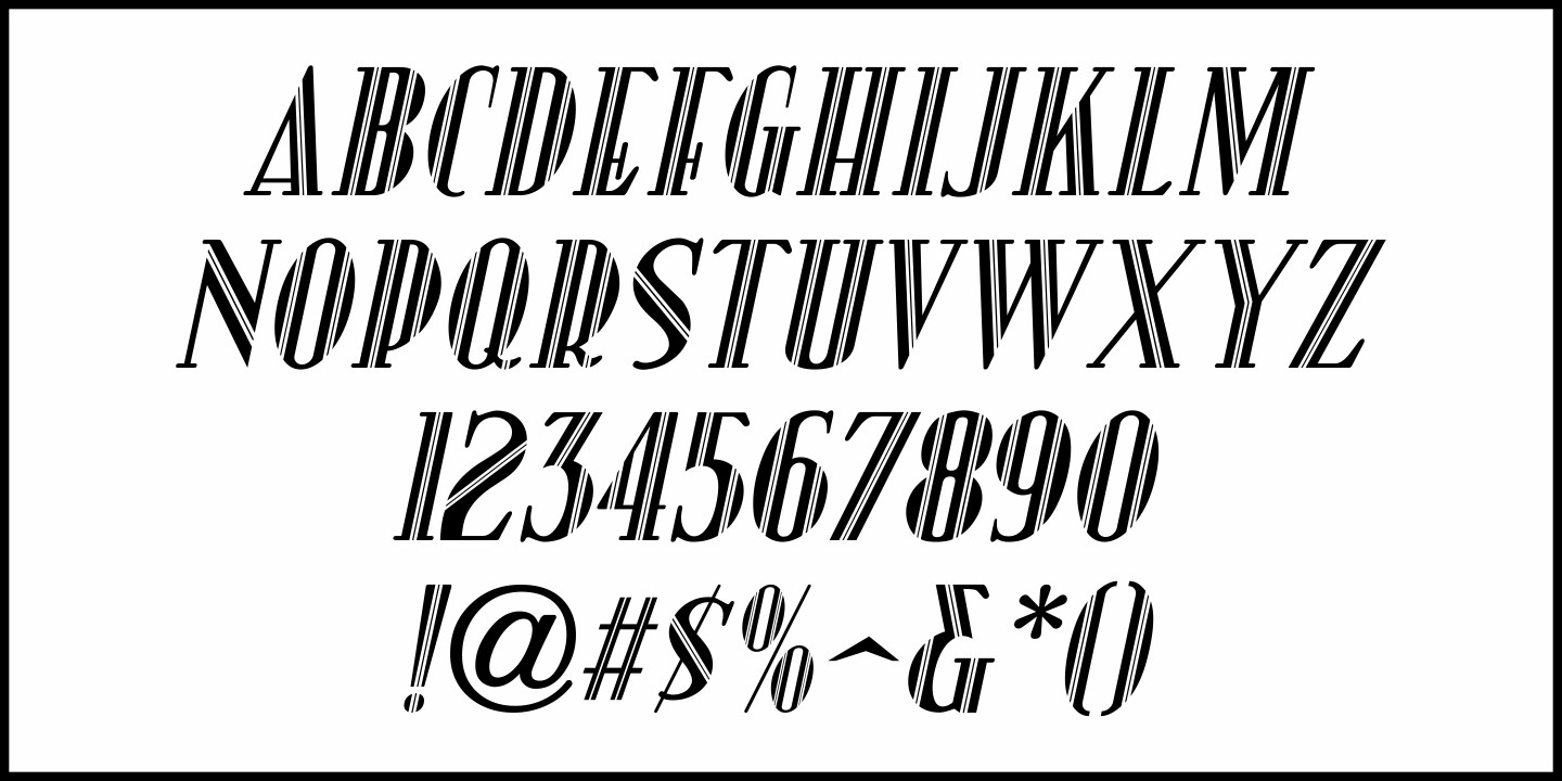 Silent Drama Font Poster #1