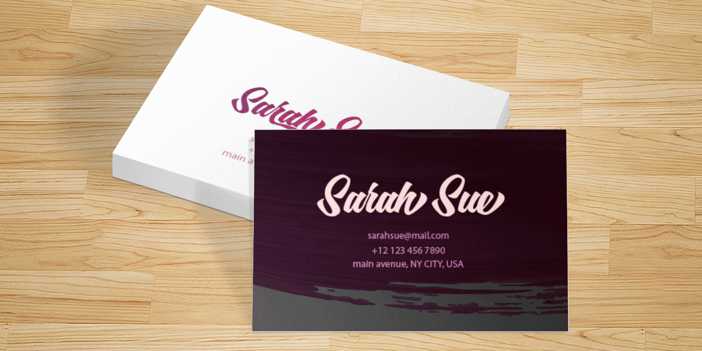 Quintavy Font Poster #4