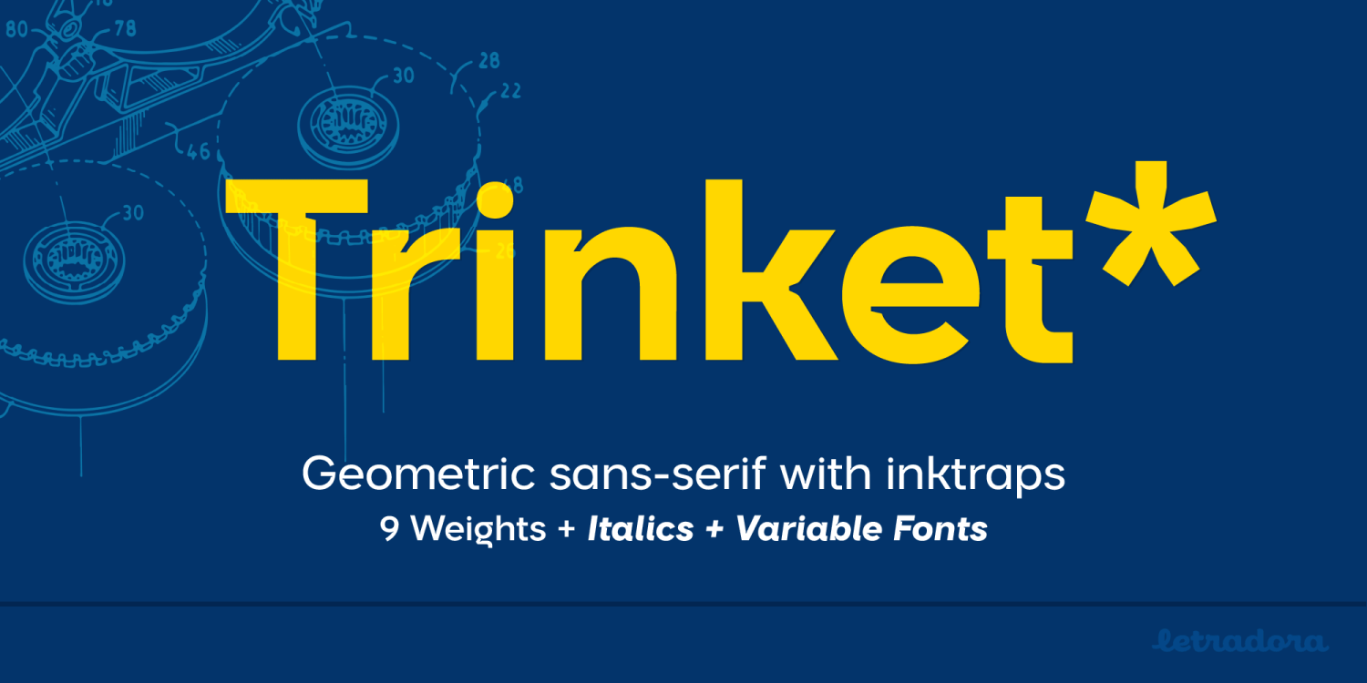 Trinket Font Poster #1