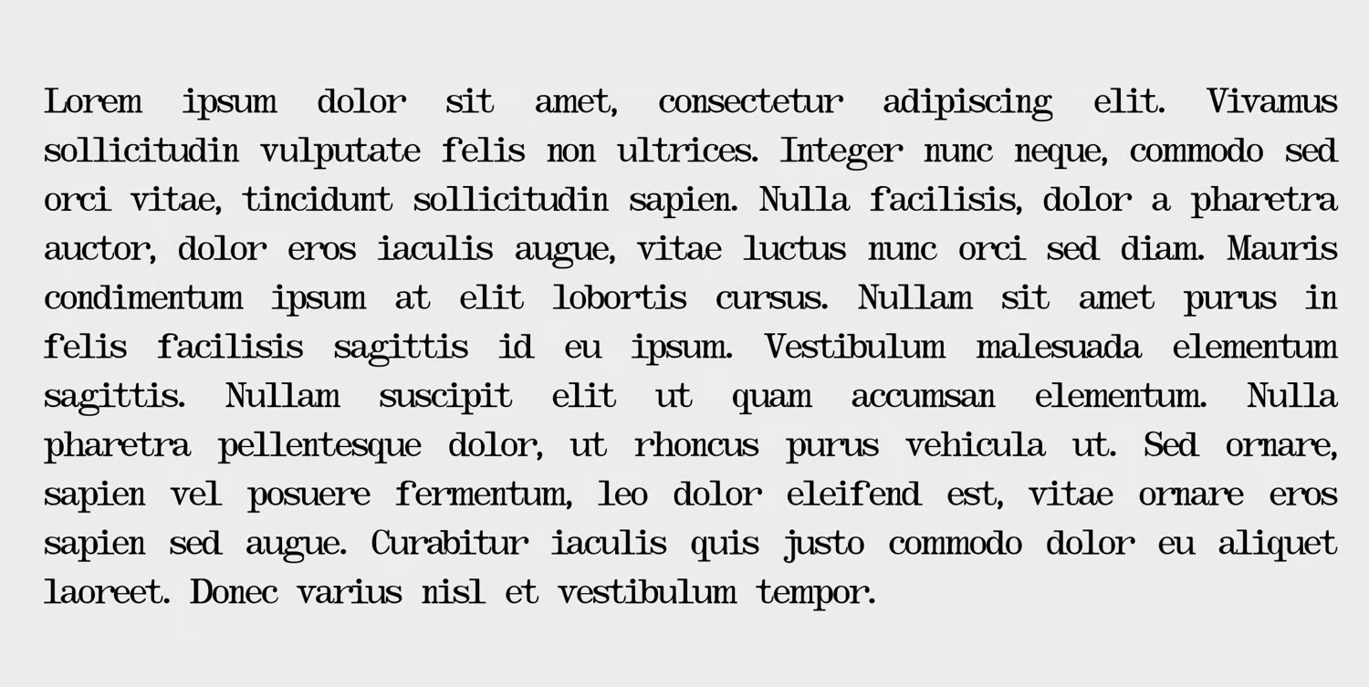Olivetti Typewriter Font Poster #2