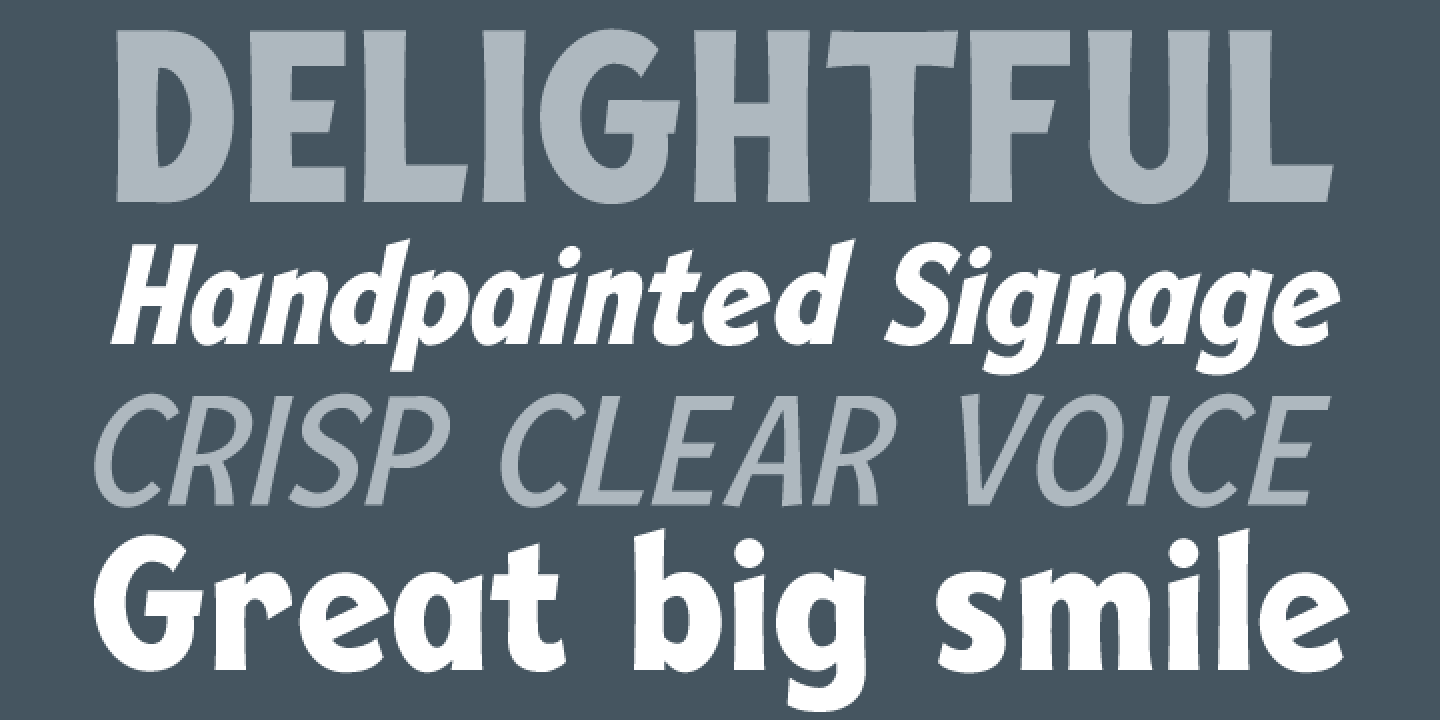 Mingler Font Poster #1