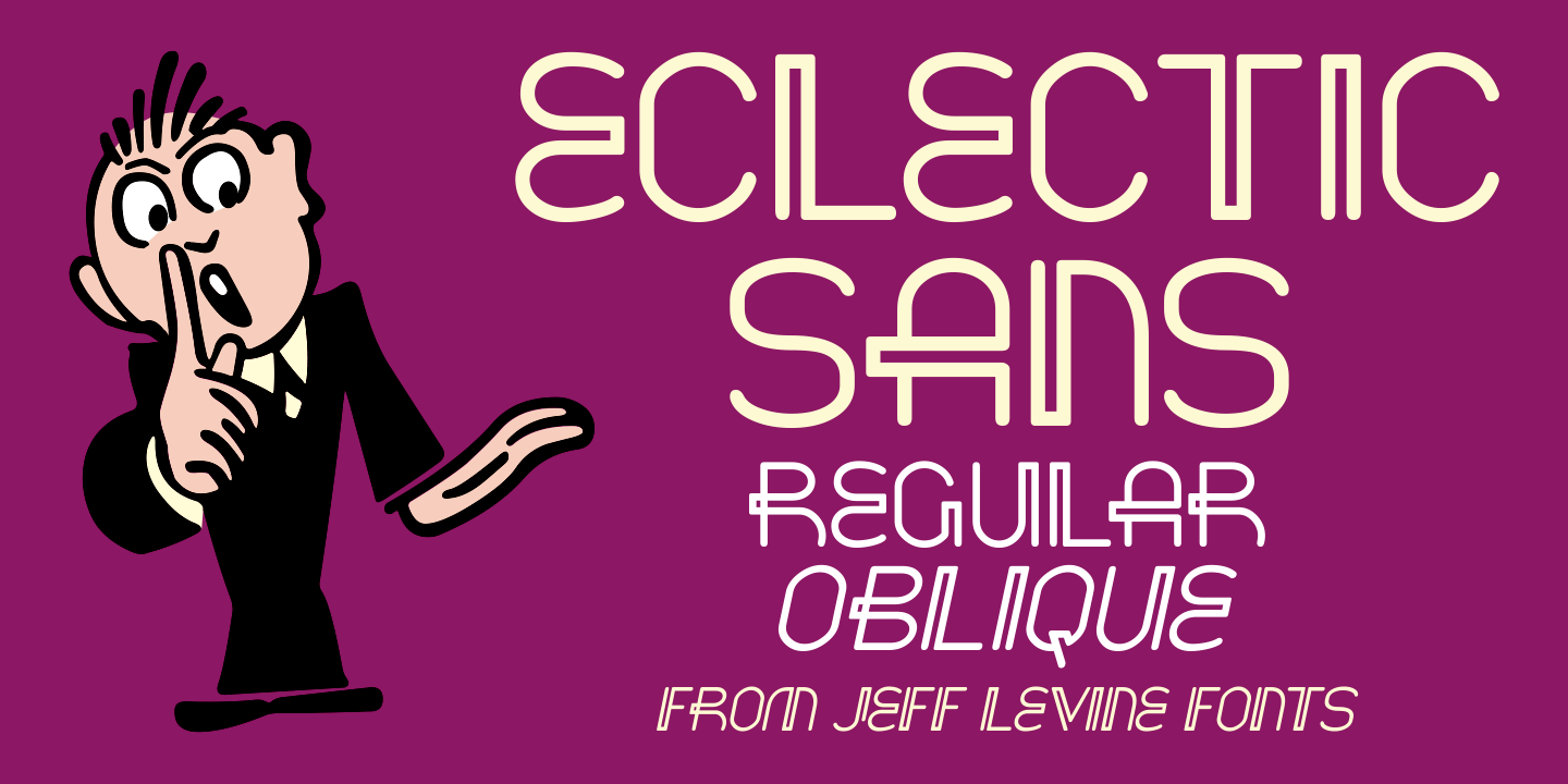 Eclectic Sans Poster