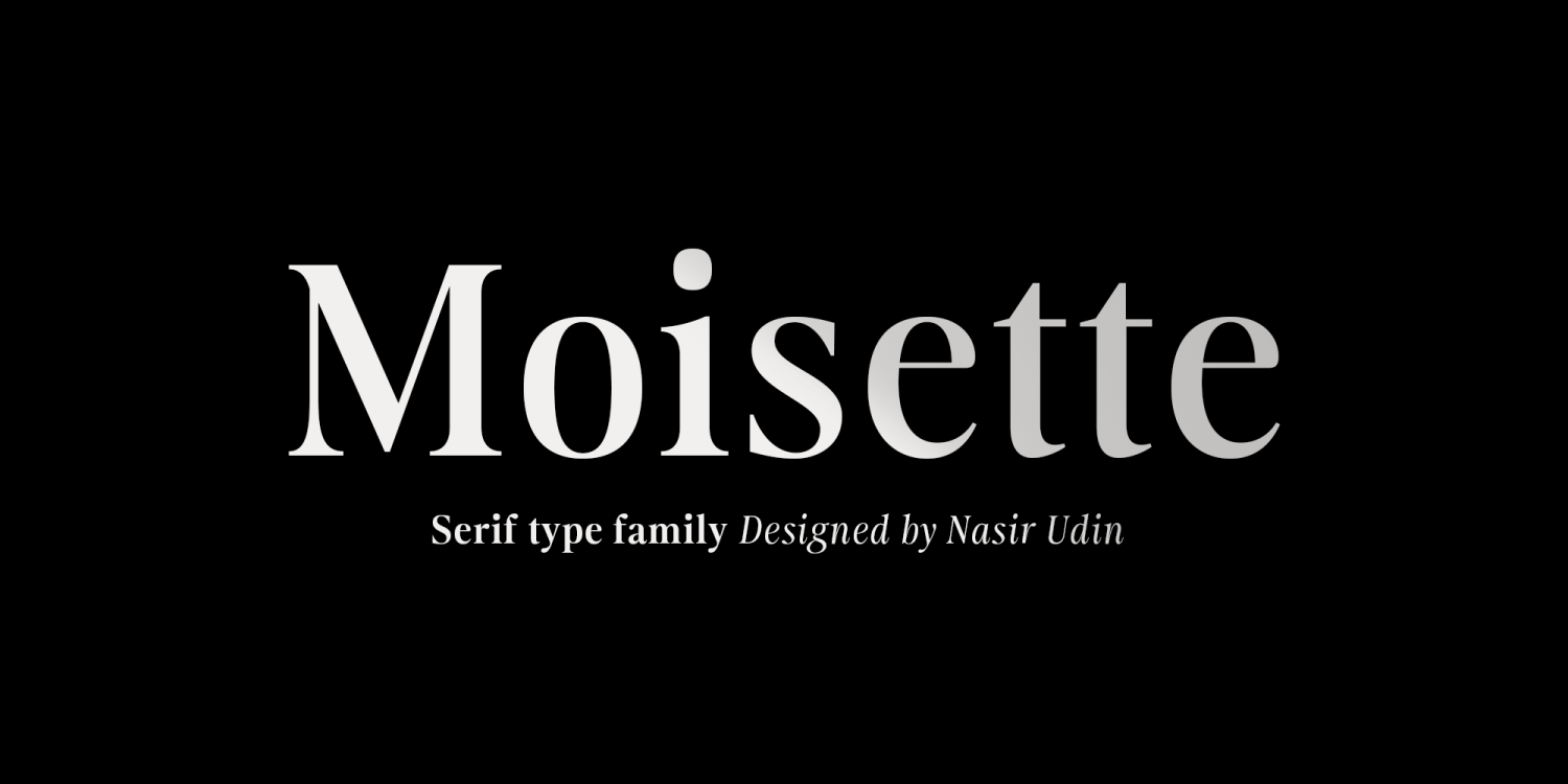 Moisette Font Family