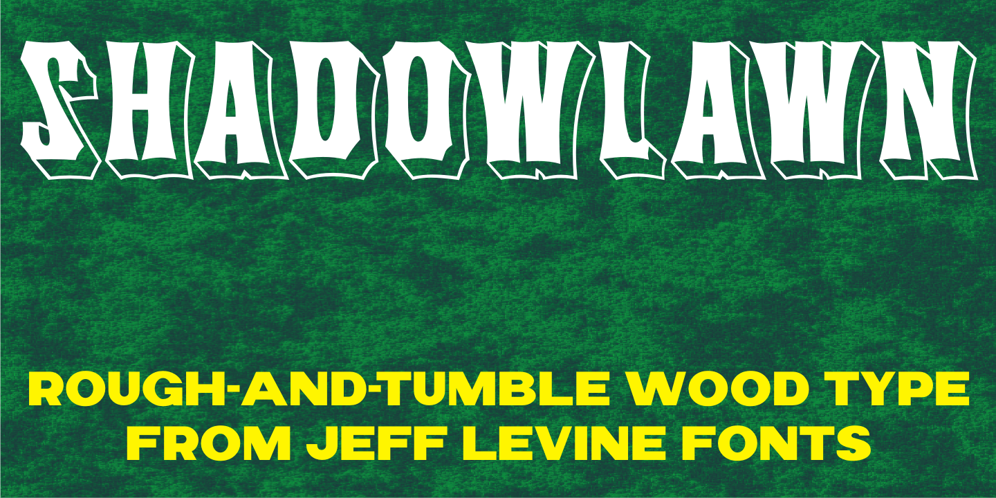 Shadowlawn Font Family Poster