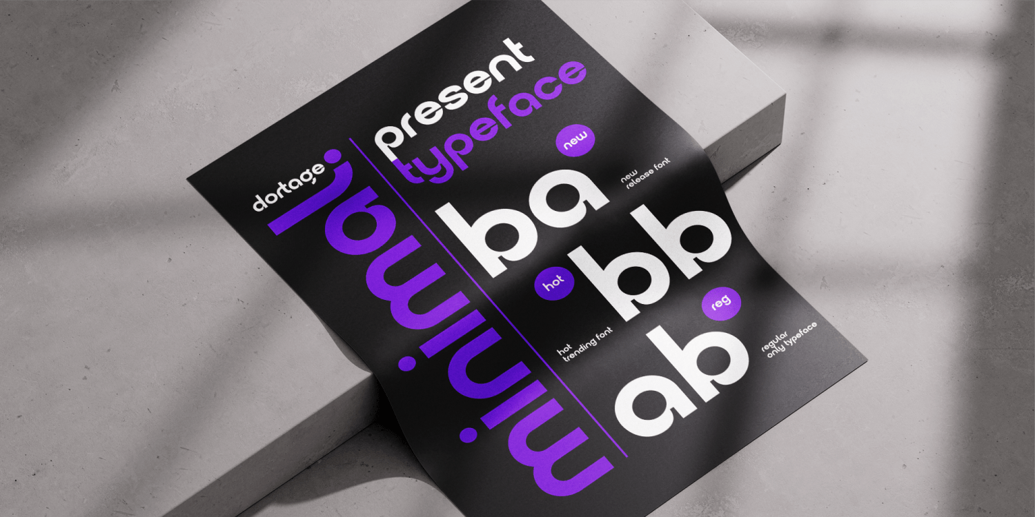 Dortage Font Poster #1