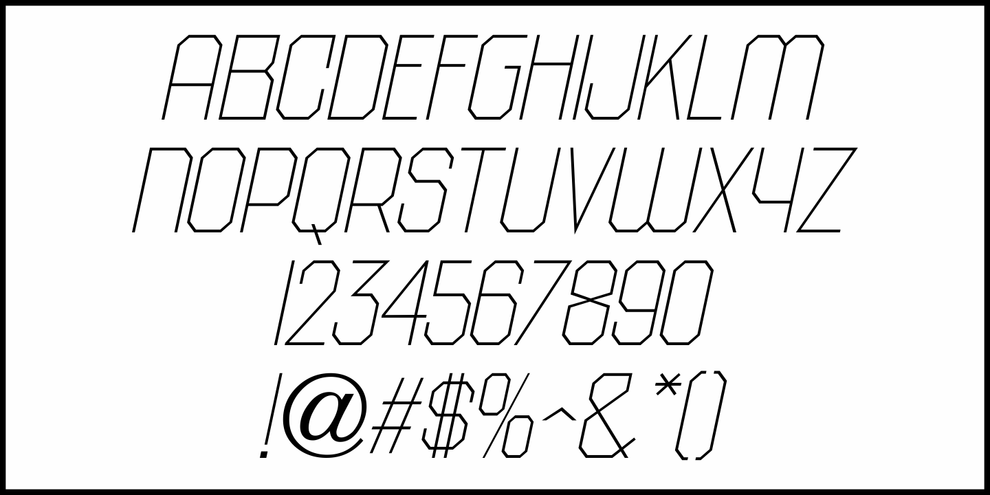 Apprentice Signwriter Font Poster #5