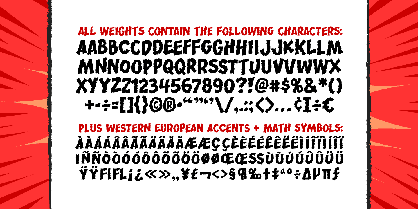 Rumble Font Poster #1