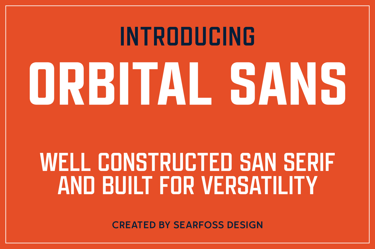 Orbital Sans Font Poster #1