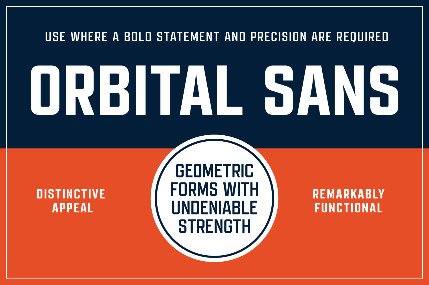 Orbital Sans Font Poster #11
