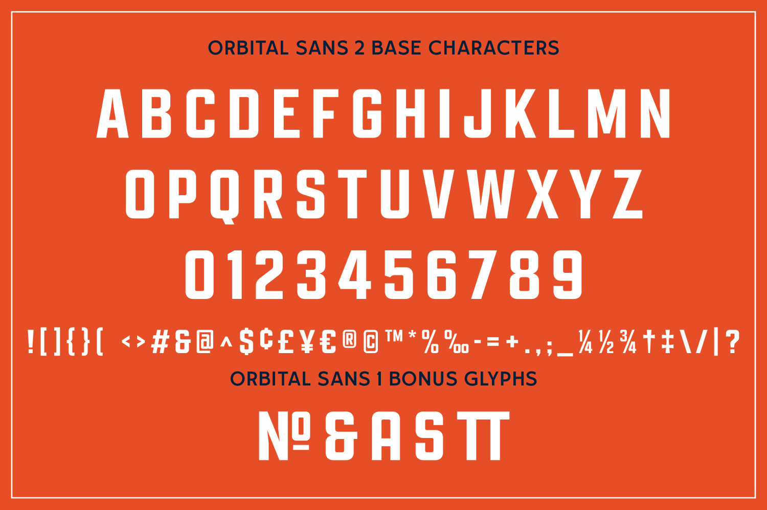 Orbital Sans Font Poster #5