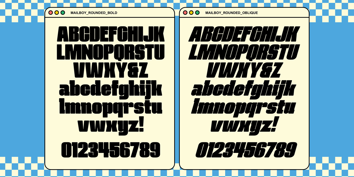 Mailboy Font Poster #1