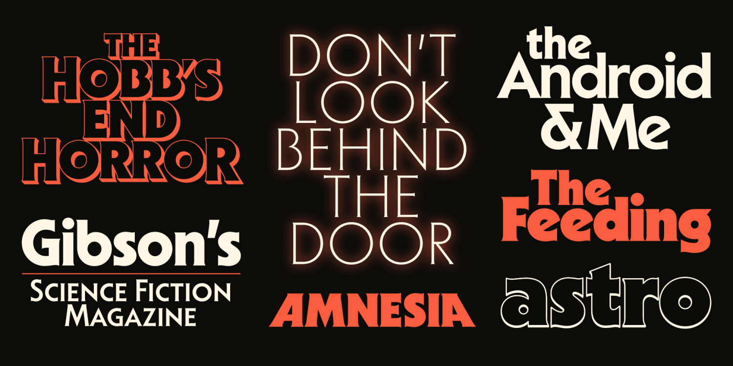 Sable Font Poster #4