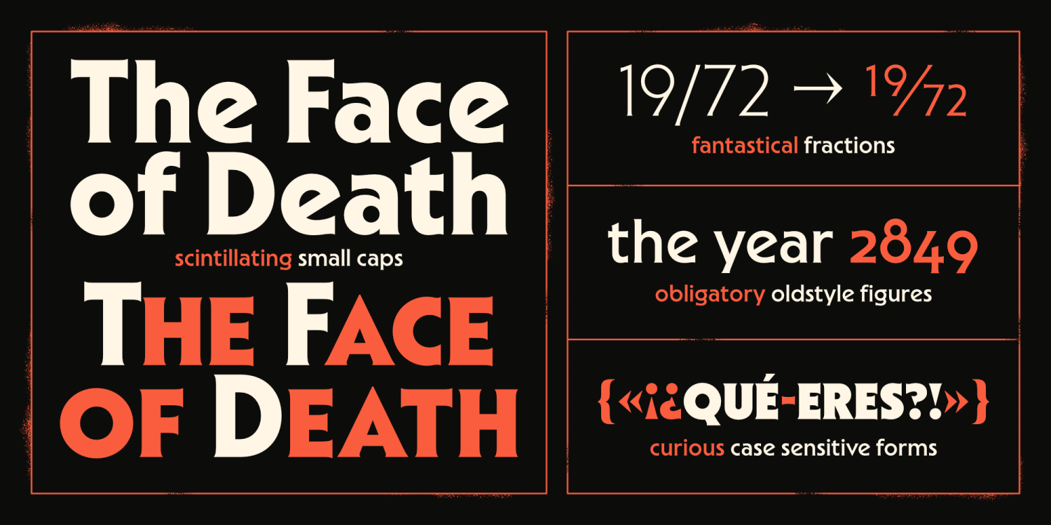 Sable Font Poster #6