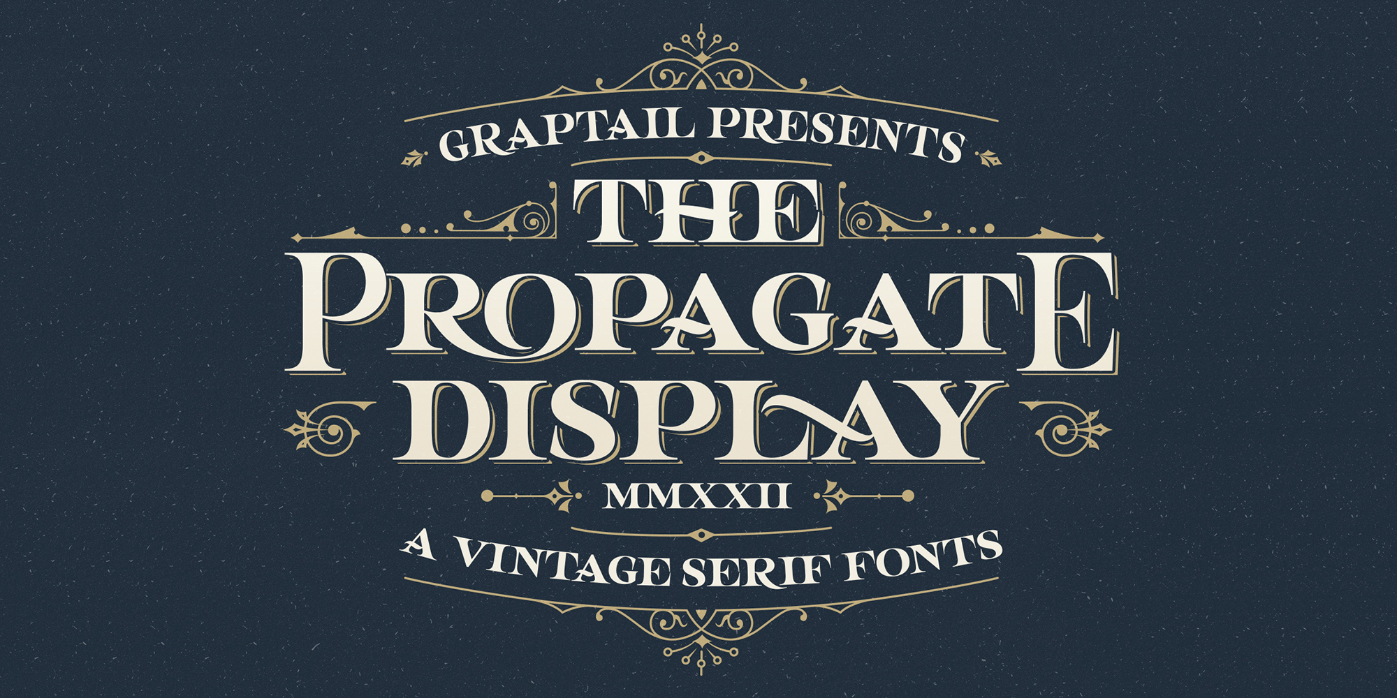 Propagate Font Poster