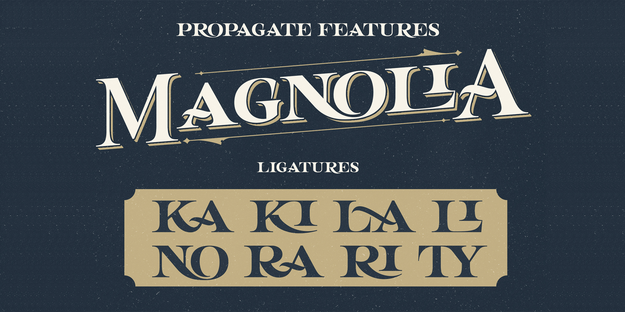 Propagate Font Poster #1