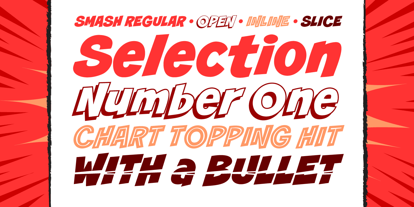 Smash Font Poster #1
