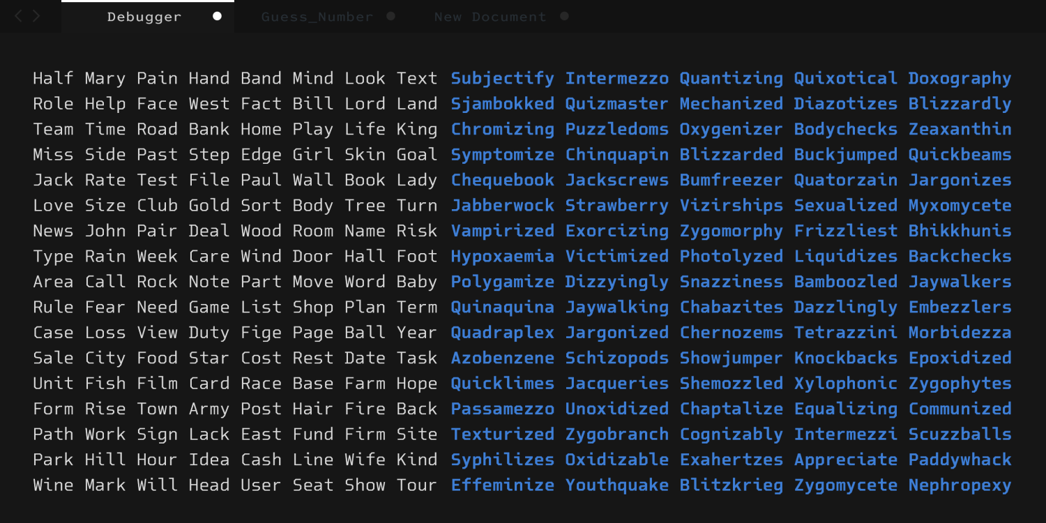 Debugger Font Poster #10