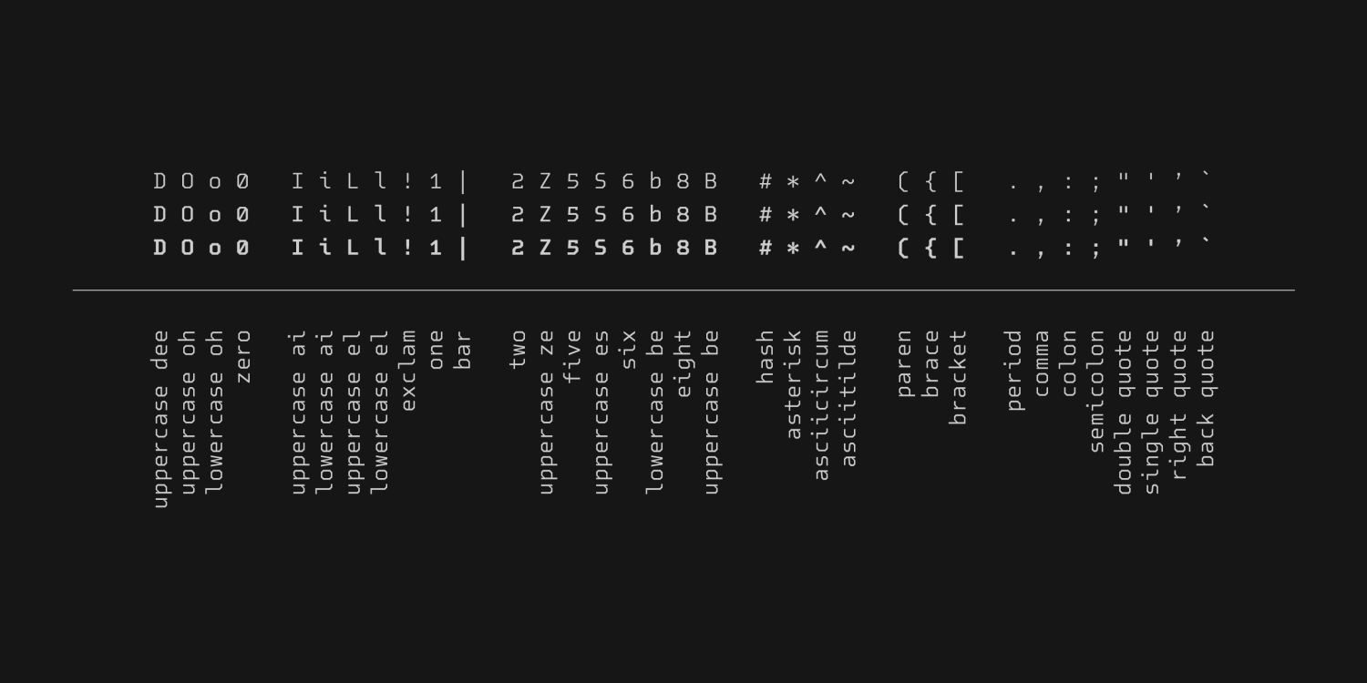Debugger Font Poster #3