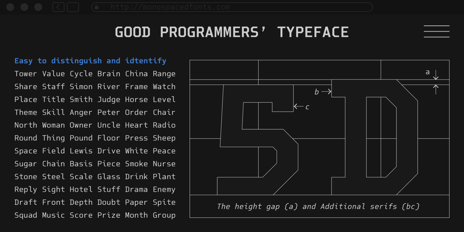 Debugger Font Poster #8