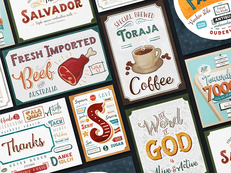 The Salvador Font Poster #1