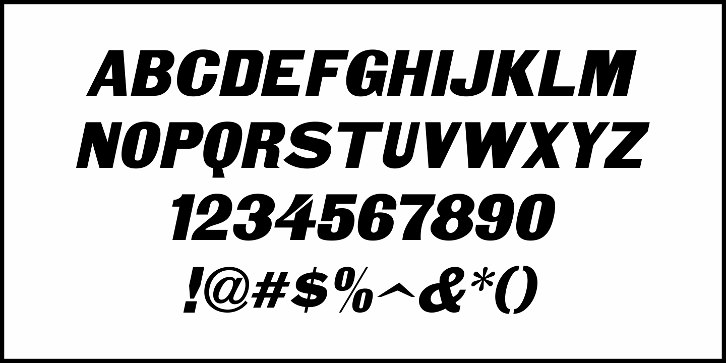 Antique Grotesk Font Poster #1
