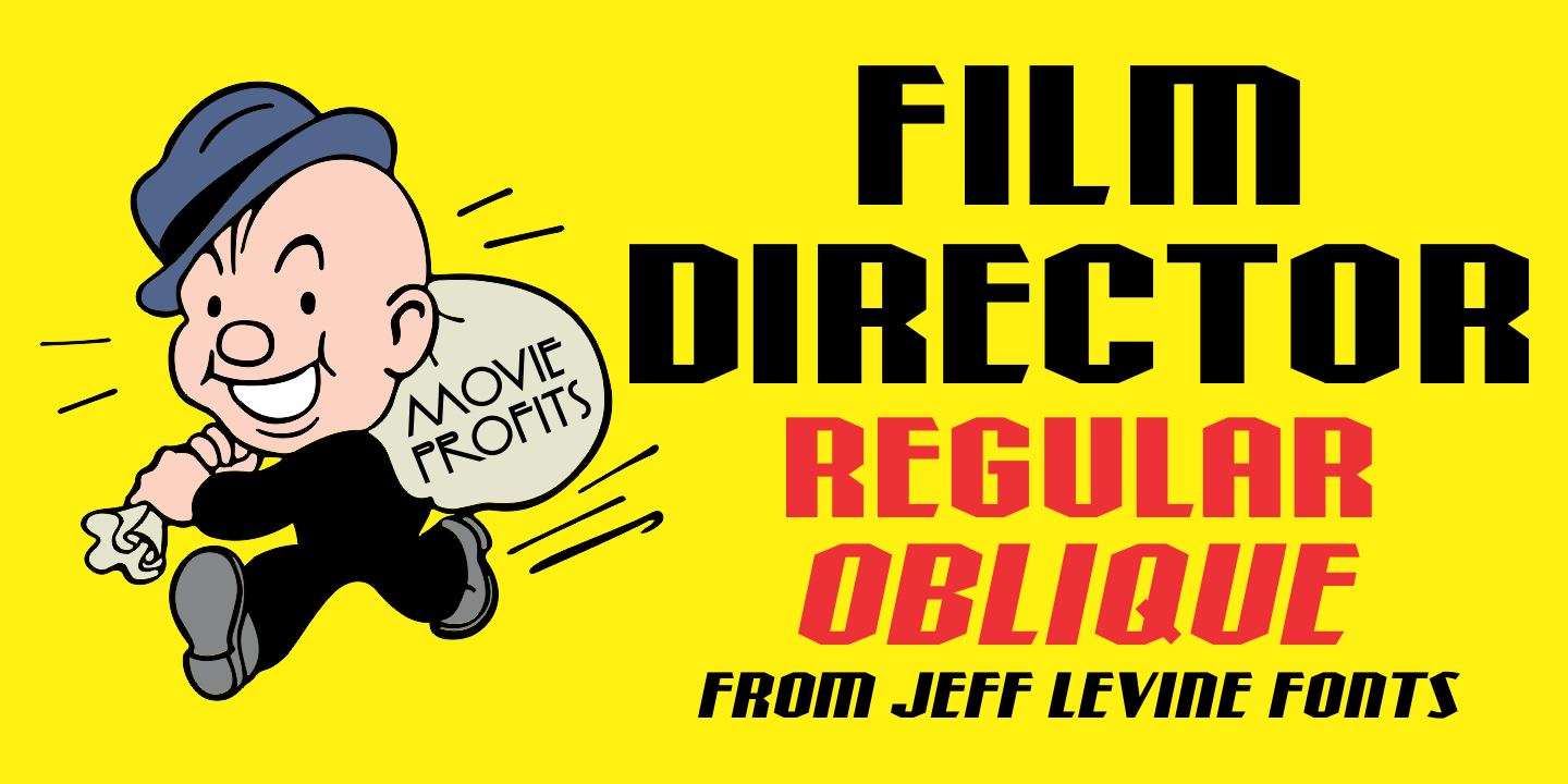 Film Director Font Poster #1
