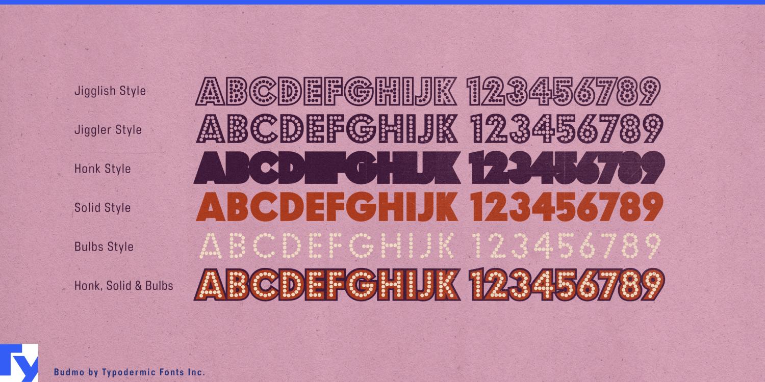 Budmo Font Poster #1