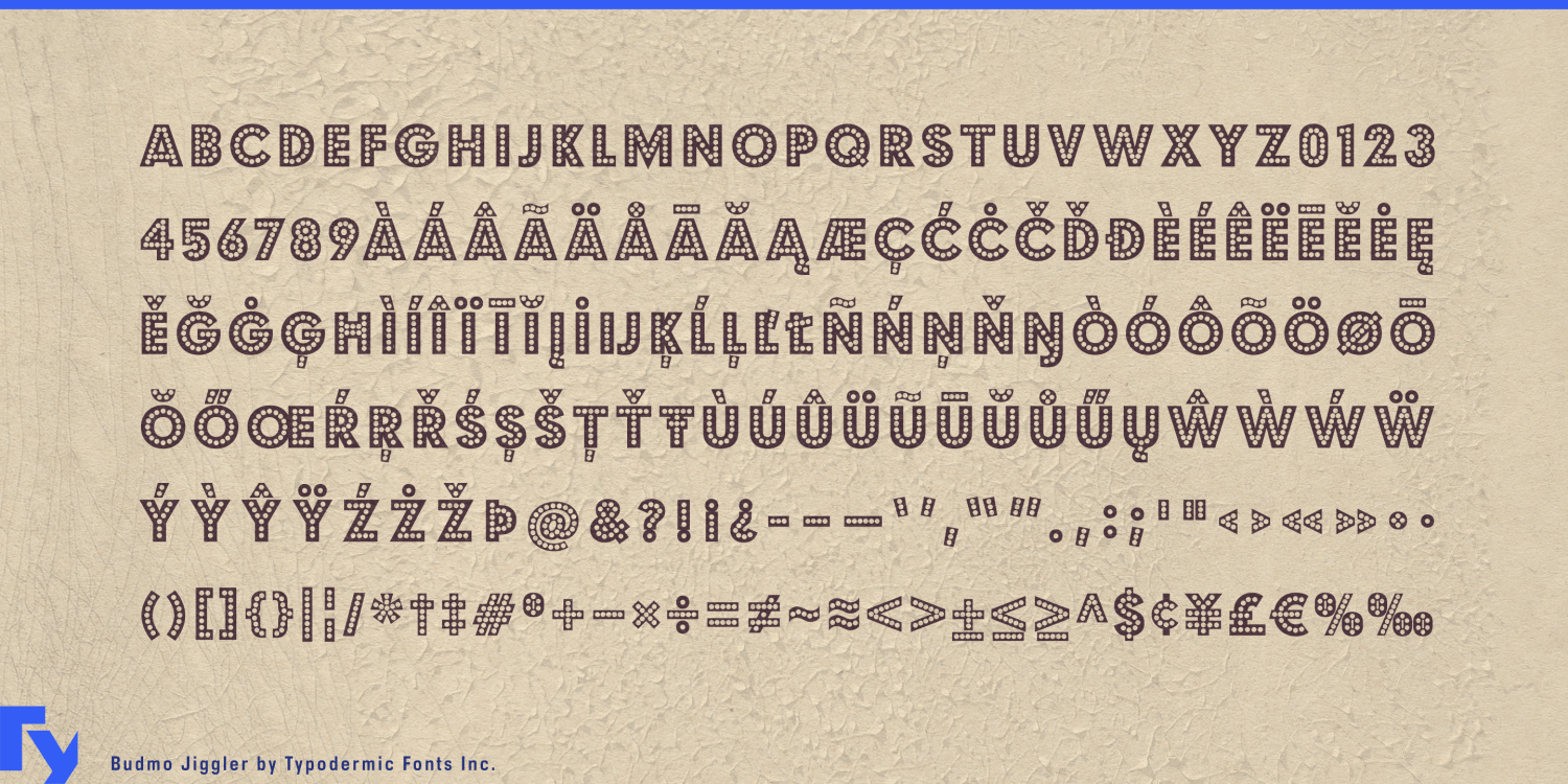 Budmo Font Poster #1