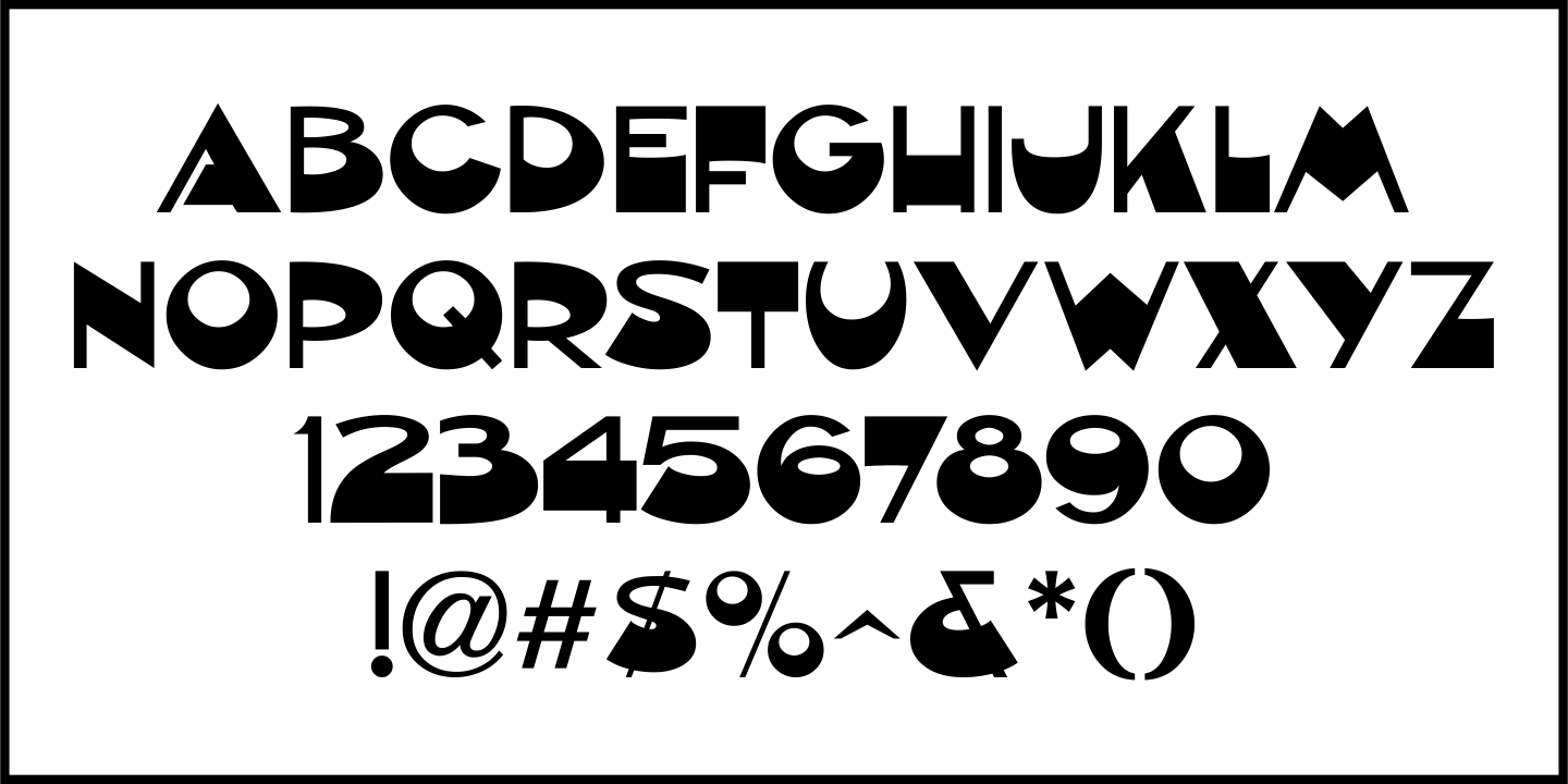 Cinema Nouveau Font Poster #3